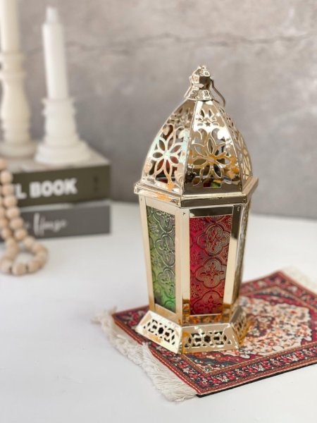 فانوس رمضان مع إضاءة وصوت