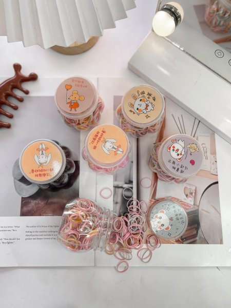 علبة ربطات شعر