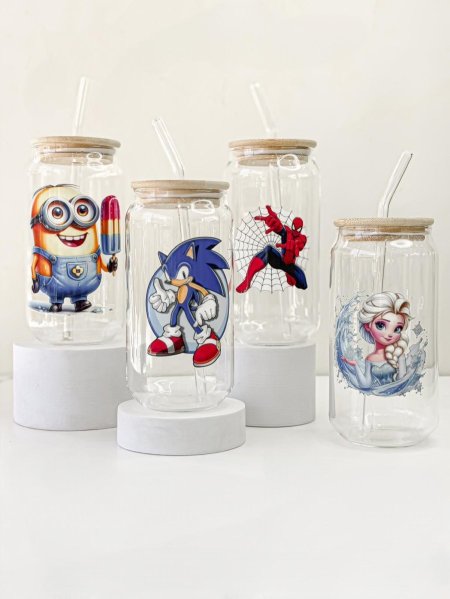 مح شفاف مع رسومات