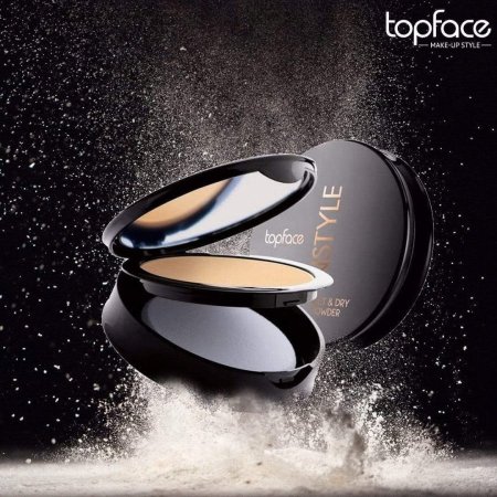 بودرة مضغوطة Topface wet and dry
