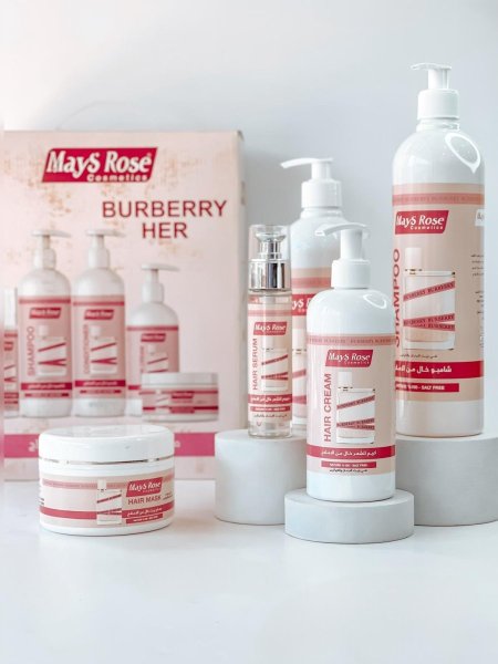 بكج العناية بالشعر (Burberry her) Mays Rose