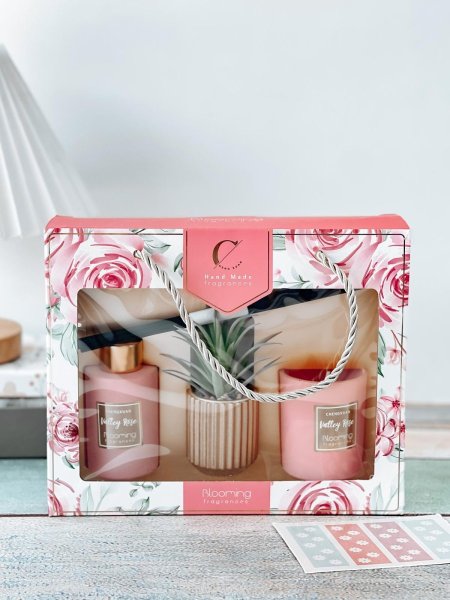 طقم شمع ومعطر
