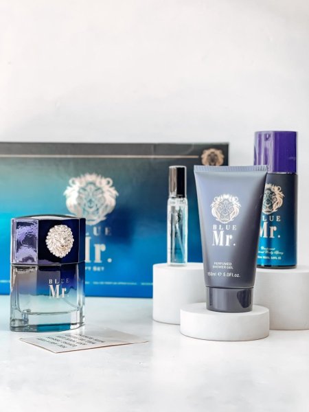 طقم عطر وكريمات 4 قطع Sellion