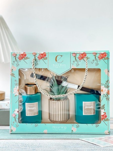 طقم شمع ومعطر