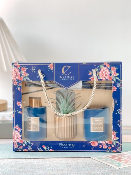 طقم شمع ومعطر