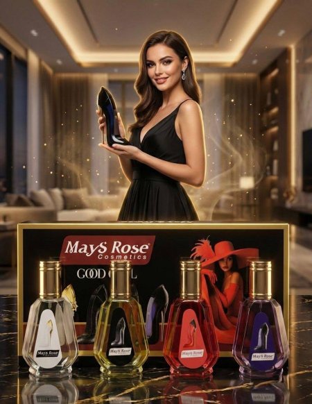 طقم عطر 4 قطع Mays Rose