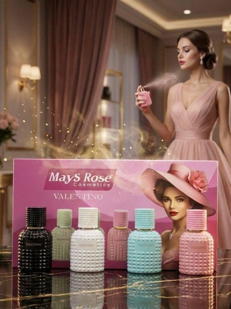 طقم عطر 4 قطع Mays Rose