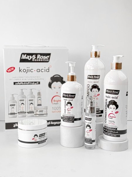 بكج العناية بالشعر (kojic Acid) May’s Rose