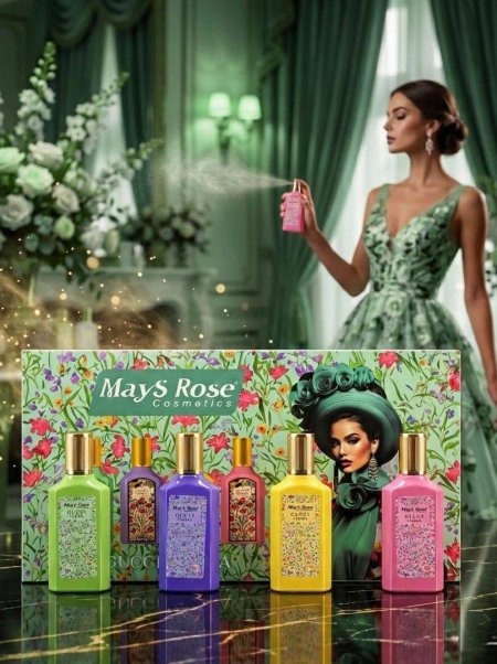 طقم عطر 4 قطع Mays Rose