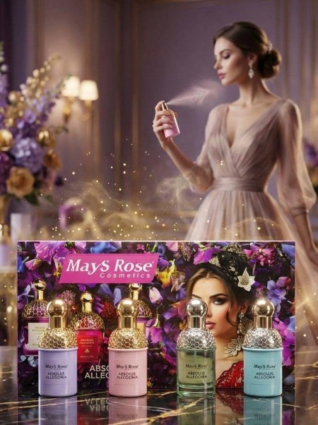 طقم عطر 4 قطع Mays Rose