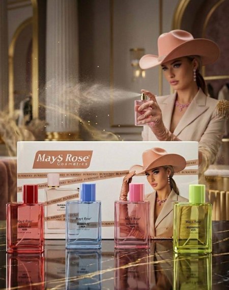 طقم عطر 4 قطع Mays Rose