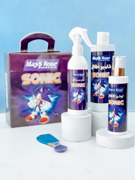 بكج العناية بالشعر والجسم  للاطفال(sonic) Mays Rose
