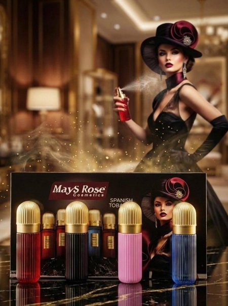طقم عطر 4 قطع Mays Rose