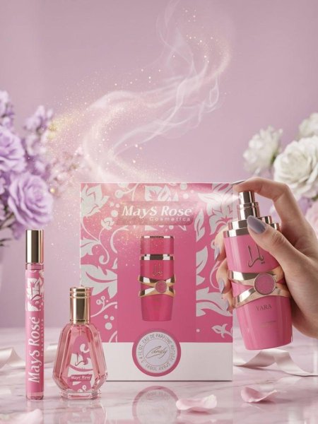 طقم عطر قطعتين (يارا)Mays Rose