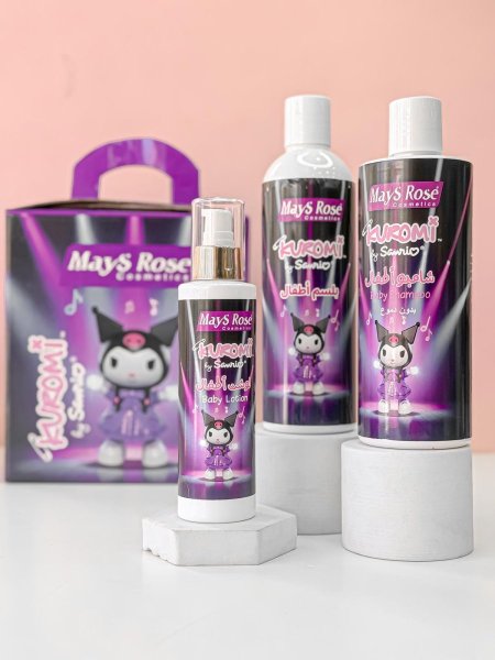 بكج العناية بالشعر والجسم للاطفال(kuromi) Mays Rose