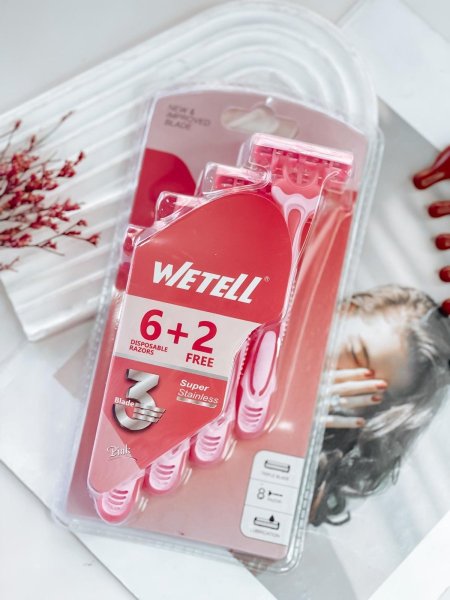 شفرات ستاتي 8 قطع WETELL