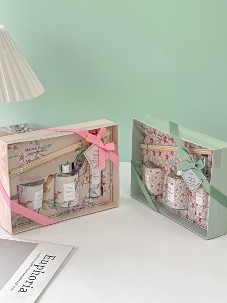 طقم معطر وشمع