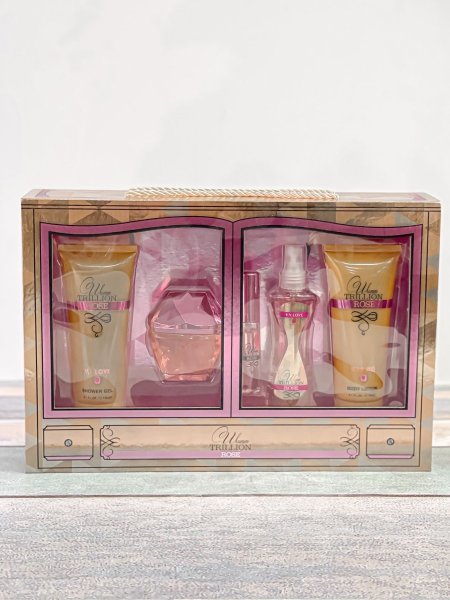 طقم عطور وكريم 5 قطع