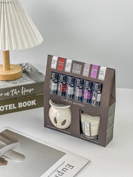 طقم مبخرة مع زيت