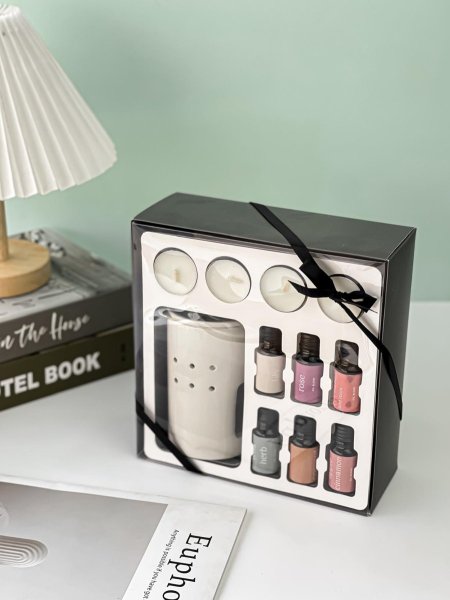 طقم مبخرة مع زيت