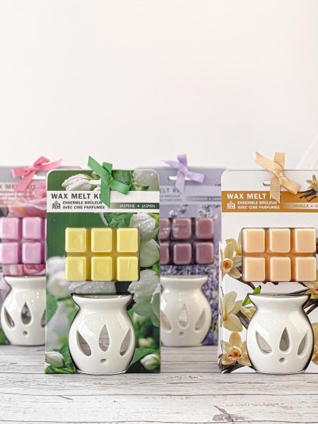 طقم مبخرة مع زيت